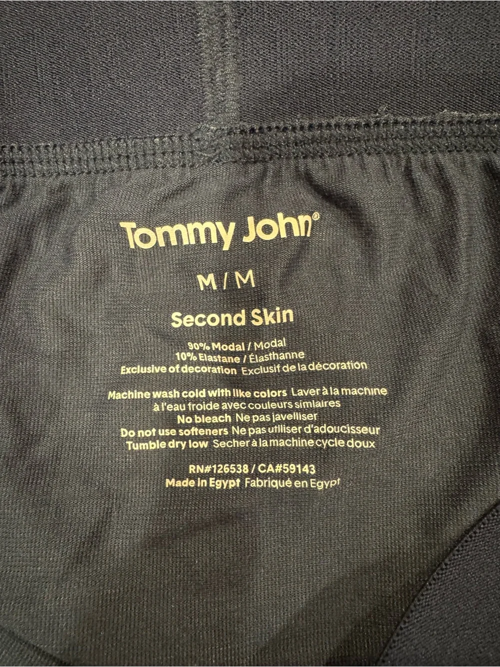 Tommy John Navy Modal Second Skin Boxer Briefs